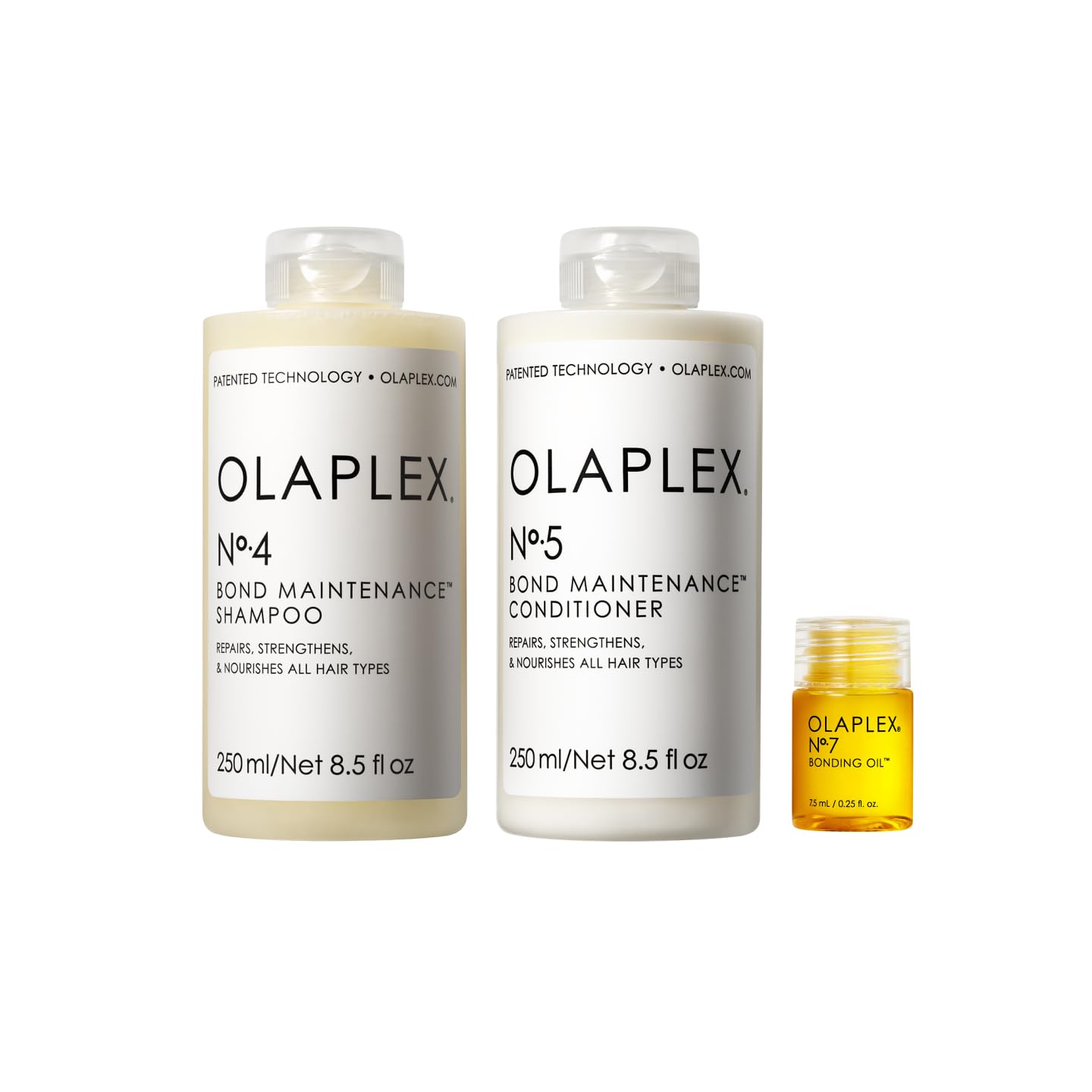 Wash & Shine Hair Kit — No.4, No.5 & Bonding Oil