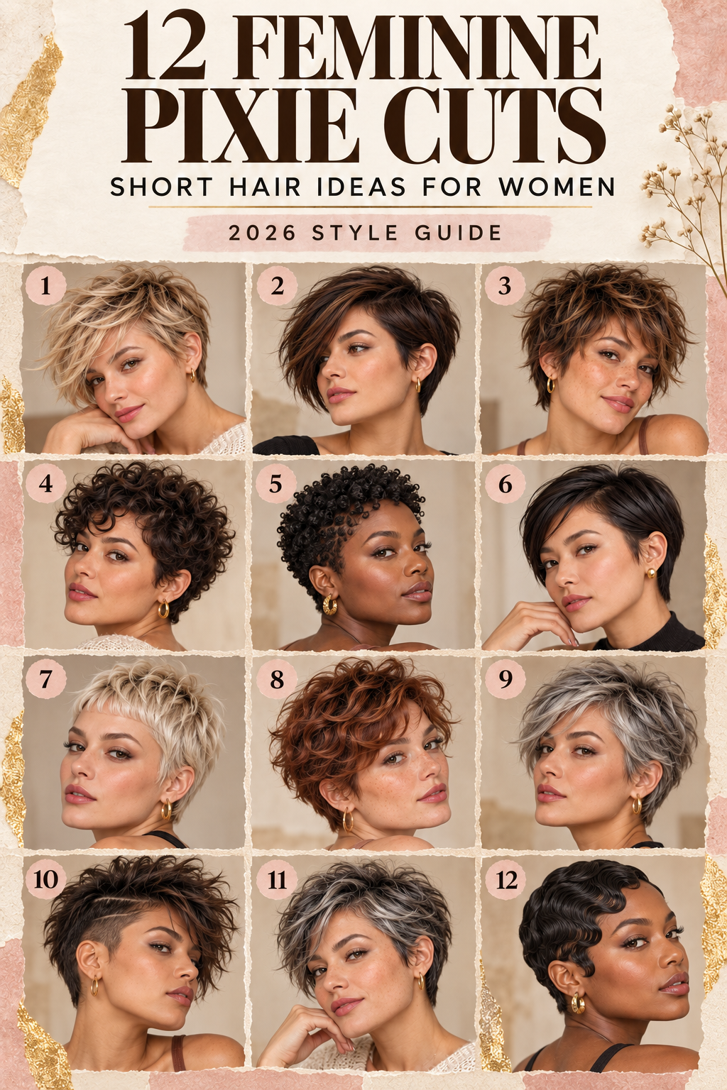12 Feminine Pixie Cut Ideas for Women: Soft, Curly & Edgy Short Hair Styles