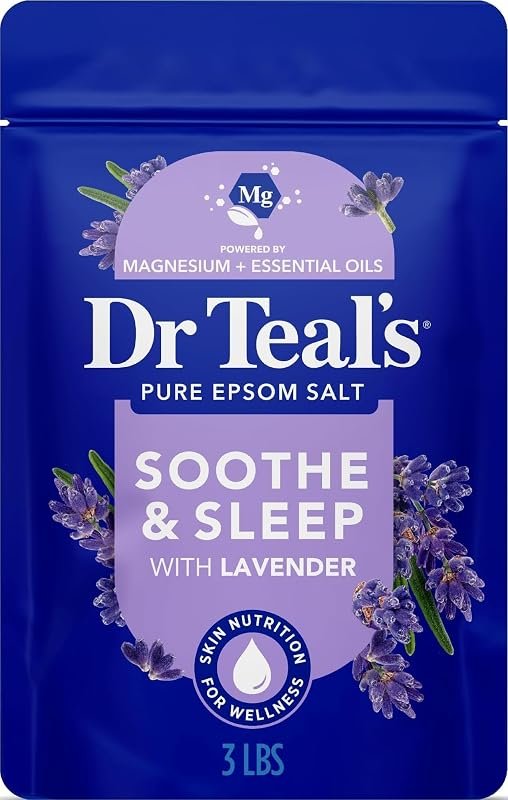 Epsom Salt Soaking Solution, Soothe & Sleep Lavender, 3 lbs