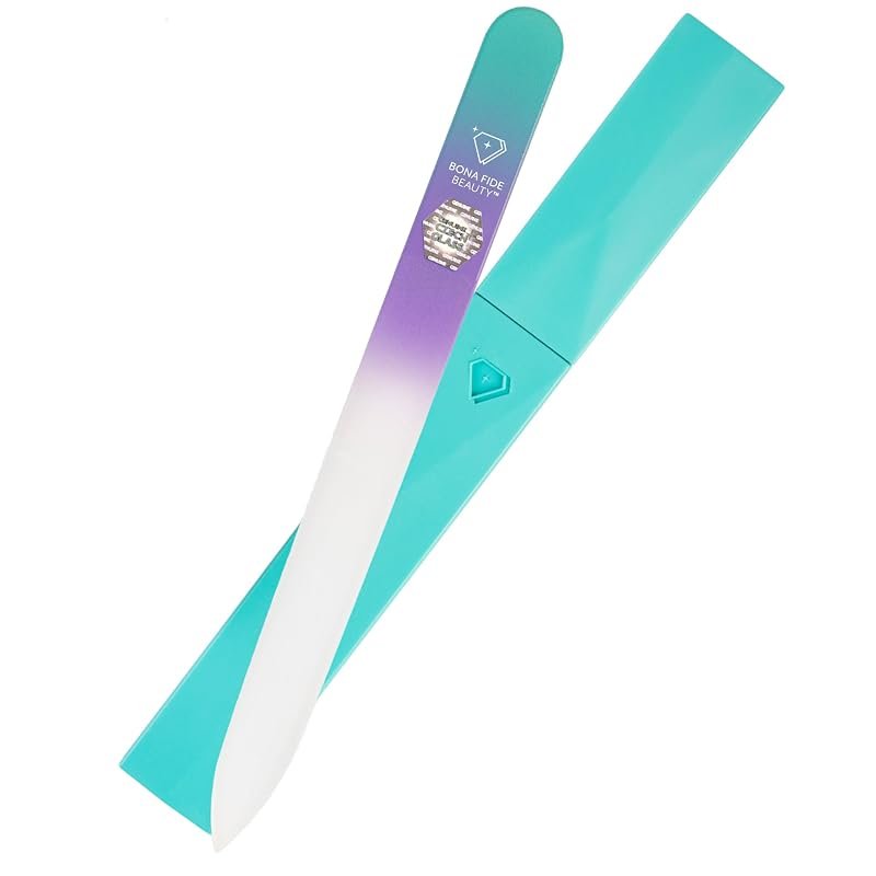 Czech Glass Nail File with Case