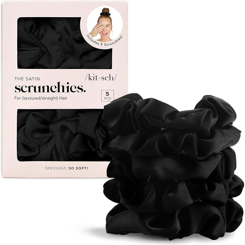 Satin Scrunchies (5 Pack)
