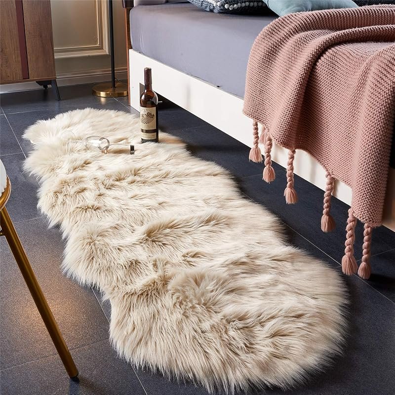 Ultra Soft Fluffy Faux Fur Rug
