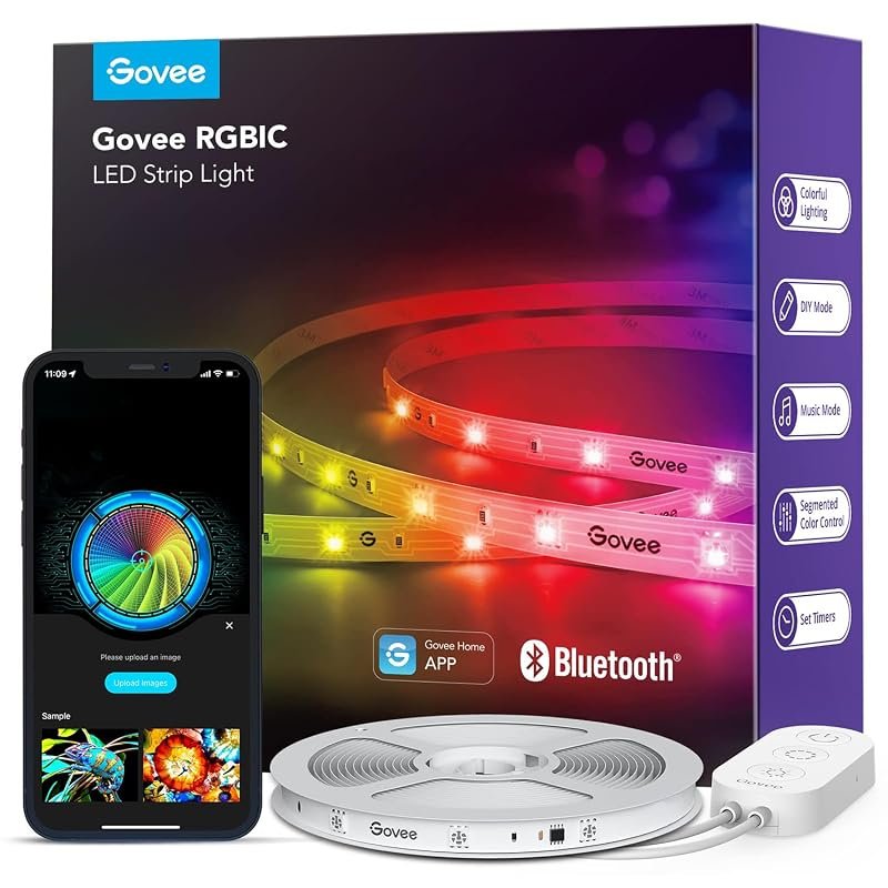 RGBIC LED Strip Lights, 32.8 ft