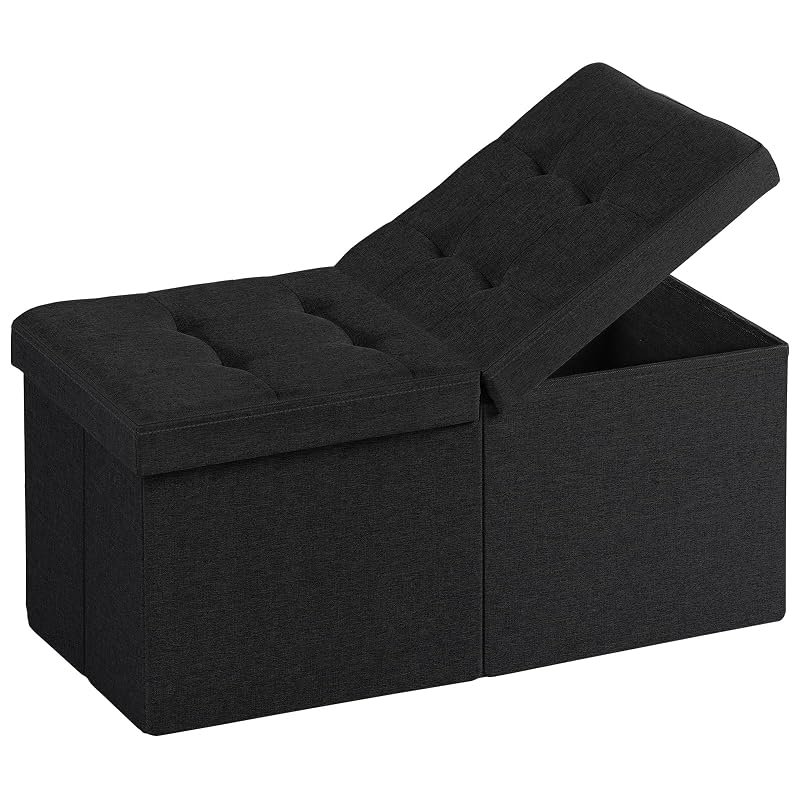 30-Inch Storage Ottoman Bench